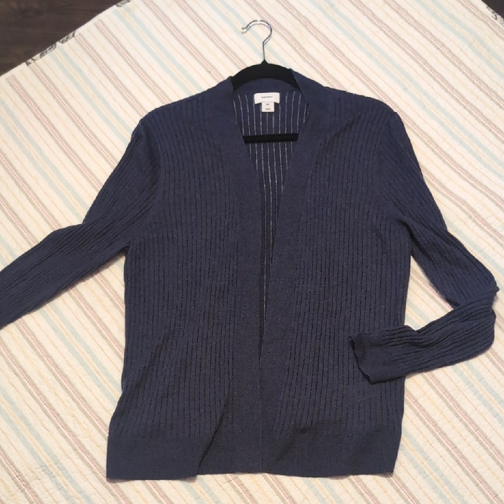 Old Navy Deep Blue Cardigan Sweater